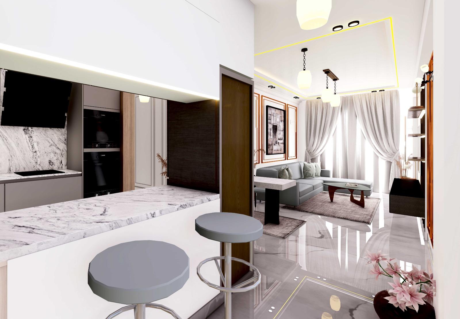 luxurious  1 bedroom apartment